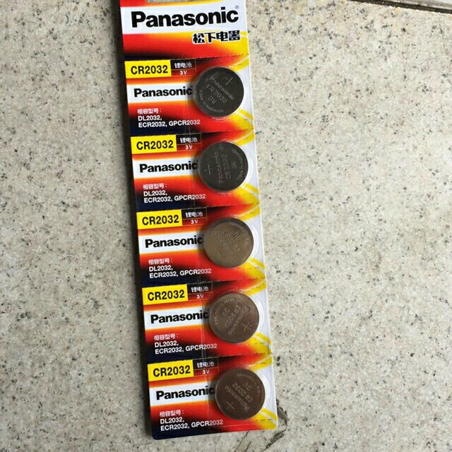 Pin Panasonic Cr2032 vỉ 5 viên 3v