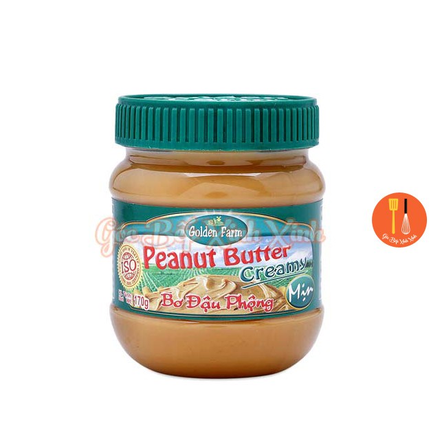 Bơ đậu phộng mịn Golden Farm 170g / Bơ lạc