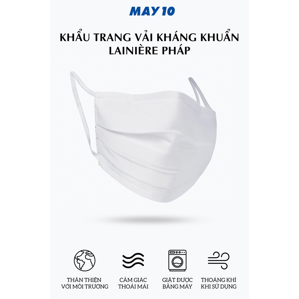 6 chiếc khẩu trang vải May 10 - LAINIÈRE (form to)