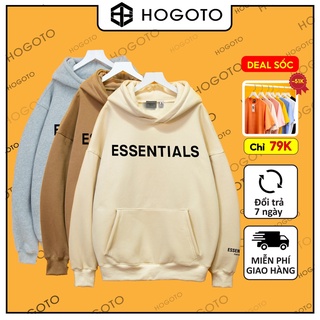 Áo nỉ hoodie Essentials In cao su nổi Hogoto shop , áo nỉ bông unisex nam nữ