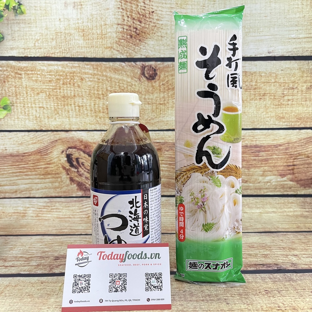 Combo sốt ăn mì udon, mì Soba, mì Udon và mì Somen tiện lợi