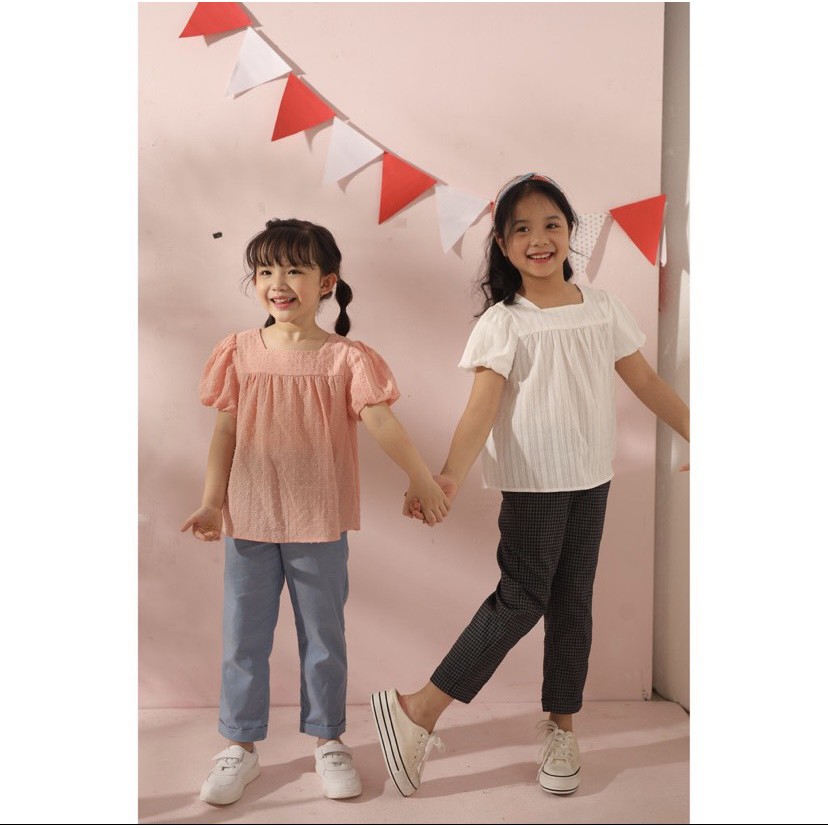 [LITTLE PINK] Quần baggy bé gái