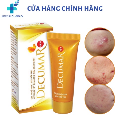 Gel ngừa mụn sáng da Decumar New Nano Nghệ 20g - Mẫu đầu tiên