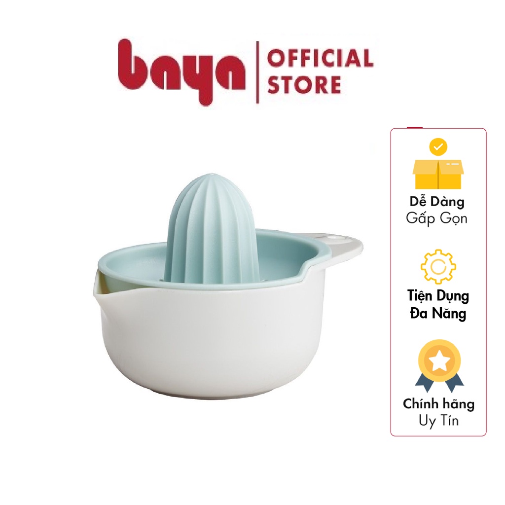 Dụng Cụ Vắt Chanh Bằng Nhựa BAYA RECIPE Thiết Kế Nhỏ Gọn Khay Lọc Tháo Lắp Dễ Dàng Vệ Sinh 4065