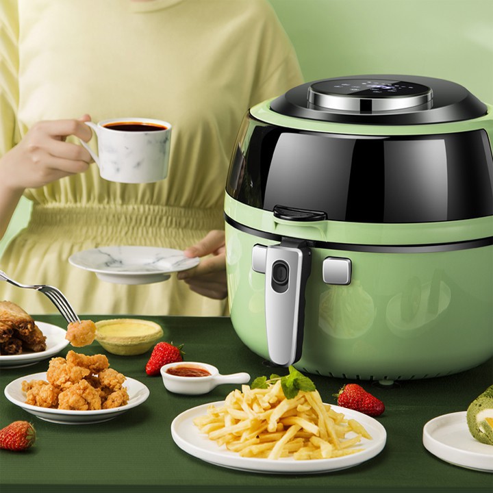 Nồi chiên không dầu KONKA Dung Tích 6.5L Dùng Cho 4-6 Người Ăn, Công Suất 1350W - Bảo Hành 12 Tháng