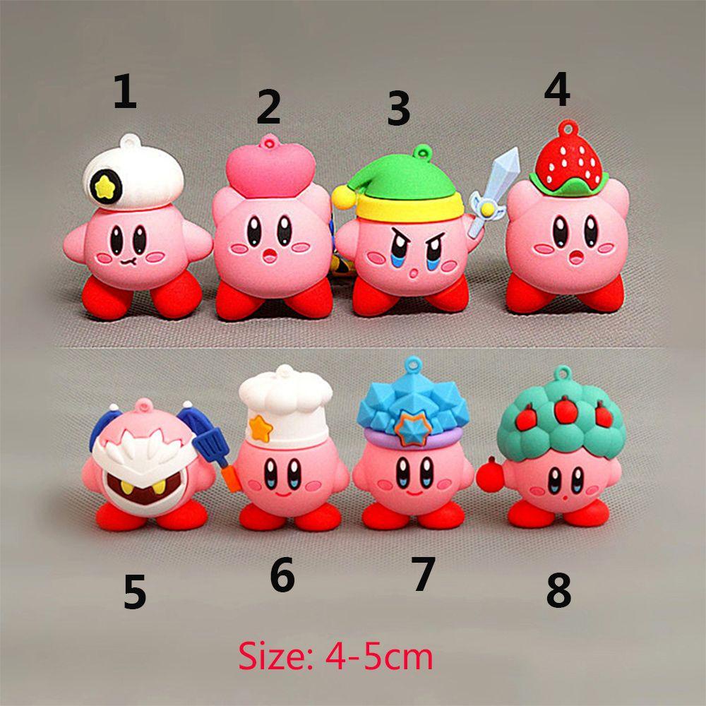SUSANS Mô Hình Nhân Vật Hoạt Hình Kirby Dễ Thương Xinh Xắn