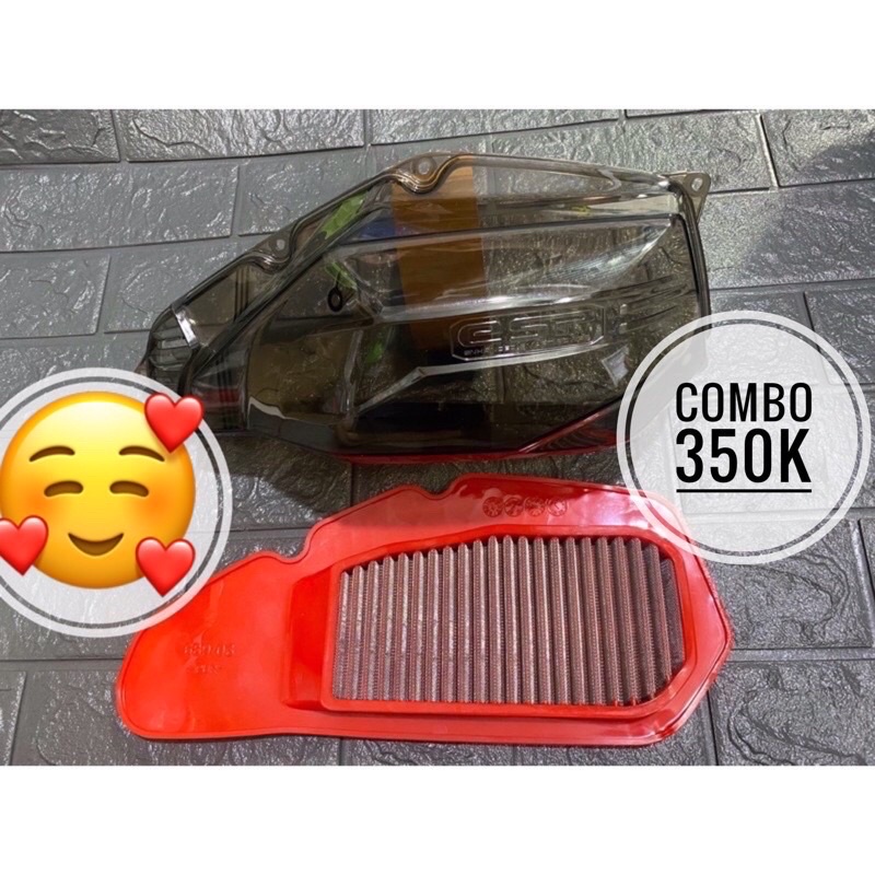 Ốp Bầu Lọc Gió Pô E Màu Khối Dành Cho Vario,Ab,Click.ShMode V.V