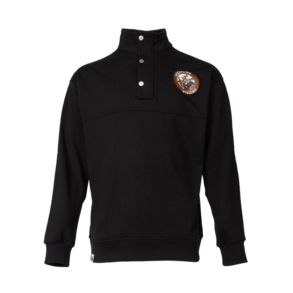 Áo Halfzip EMAS Grizzle Halfzip/Black