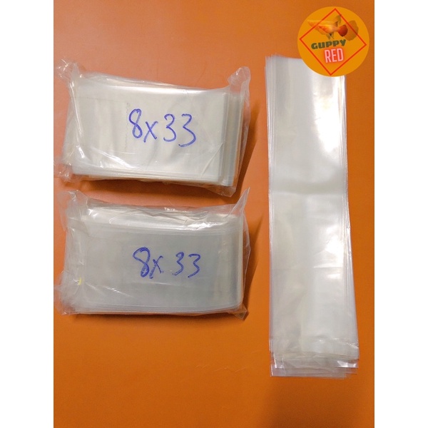 Bịch đóng cá 8x33 - 9x33 - 15x50 chuyên dùng cho guppy ,betta