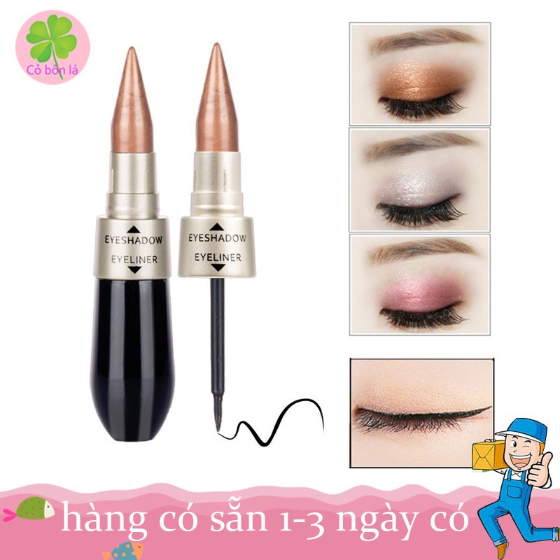 Chì kẻ mắt 2 đầu tích hợp phấn mắt kháng nước tiện dụng | BigBuy360 - bigbuy360.vn