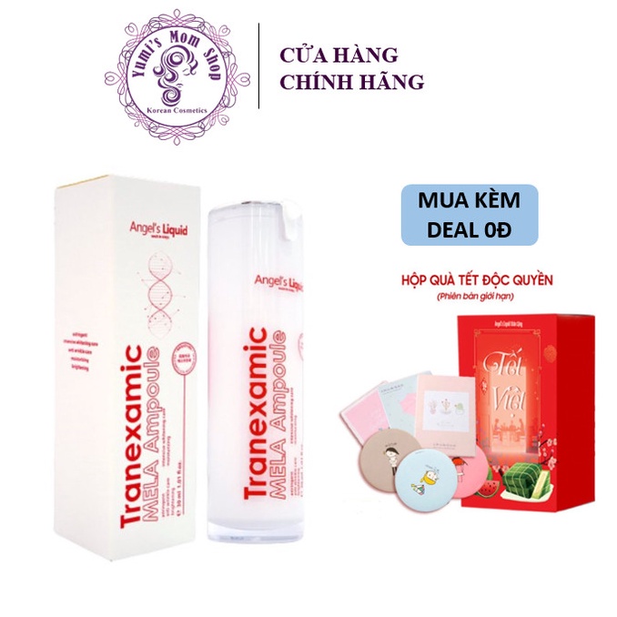 Siêu tinh chất xóa mờ thâm sạm nám Angel's liquid tranexamic mela ampoule 30ml