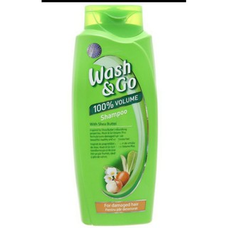Dầu gội wash &go làm dày tóc bơ hạt mỡ 750 ml