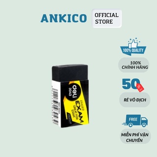Gôm tẩy 2b deli gôm tẩy đen dùng cho học sinh tẩy sạch ít vụn 3042-3043 ankico