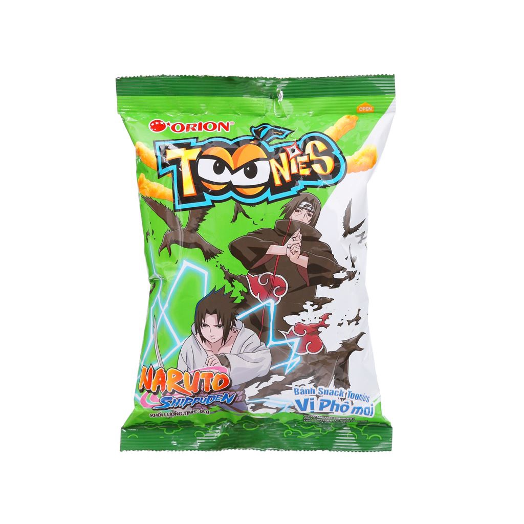 Snack Bắp Toonies Orion Các Vị Gói 38g (giao ngẫu nhiên)