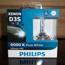 Sl [ 2 bóng ] Bảo hành 3 năm, Bóng đèn Xenon siêu sáng  6000K chân D4S,D4R,D1S,D2S,D2R,D3S   Philips Chính hãng.