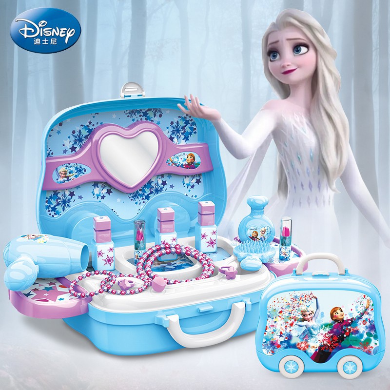 666 Vali Bộ Trang điểm Elsa Frozen cho bé gái Đồ chơi Disney