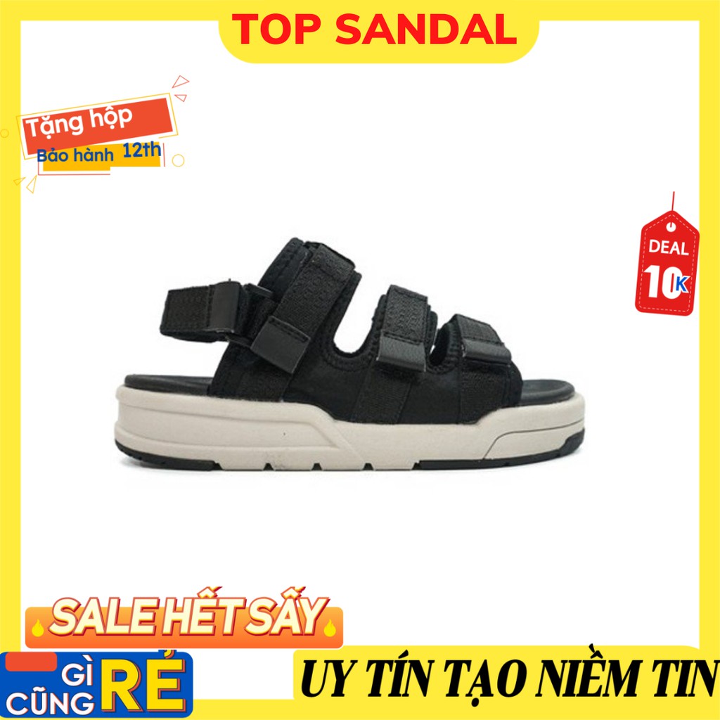 Giày Sandal Vento nữ nam,Vento đen ghi SD-1001 3 quai các màu đủ size