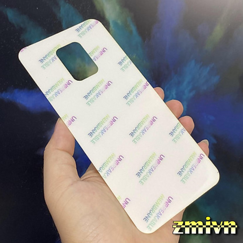 Miếng Dán PPF Redmi Note 9s - note 9 4g 5g - note 9 pro - Chịu Lực - Chống Trầy Xước Tuyệt Đối