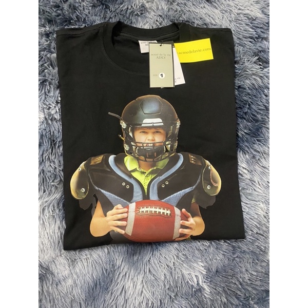 [Ảnh Thật&amp;Video] Áo thun ADLV nam nữ in hình bé bầu dục chất liệu cotton cao câp