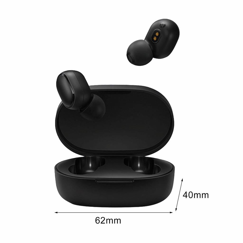 Tai Nghe Nhét Tai Giảm Ồn Xiaomi Redmi Airdots 2 Tws Mini Kết Nối Bluetooth 5.0 Và Phụ Kiện