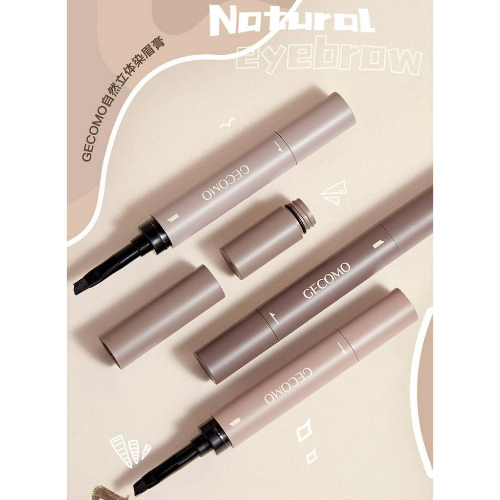 Gel kẻ lông mày lâu trôi và chống thấm nước 2 Trong 1 Gecomo Smooth EyeBrow Cream 1.2g
