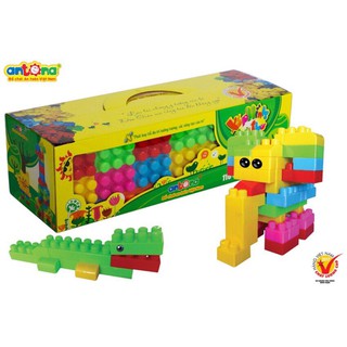 Đồ Chơi Giúp Bé Phát Triển Tư Duy Sáng Tạo -Xếp Hình Tuổi Thơ Antona 110 Chi Tiết