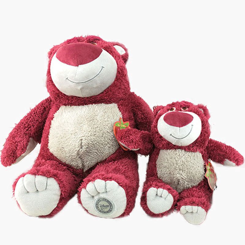 thú nhồi bông 35cm New Lotso Bears Plush Doll Disney New Toy Story 4 Soft Stuffed Strawberry Bear Gift dolls