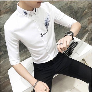 Áo sơ mi nam họa tiết NEW 2019 - SM0033W