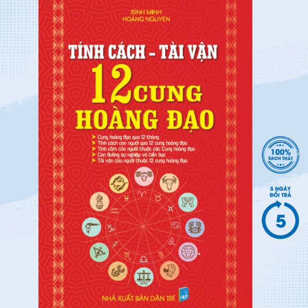 Sách - Tính Cách - Tài Vận 12 Cung Hoàng Đạo - HA