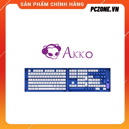 -  -  - Keycap AKKO Blue on White  - Chính Hãng