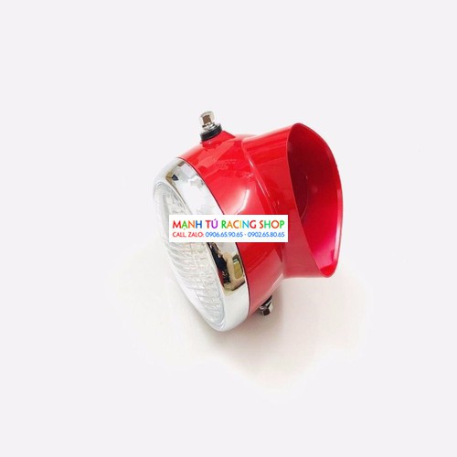 Đầu đèn xe 67 màu đỏ