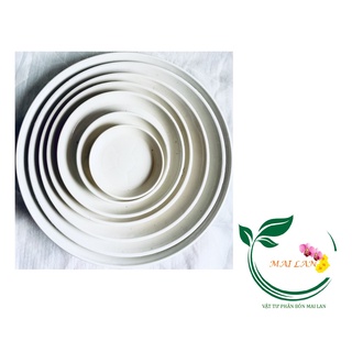 Đĩa lót chậu tròn Phi 24cm - #043C#