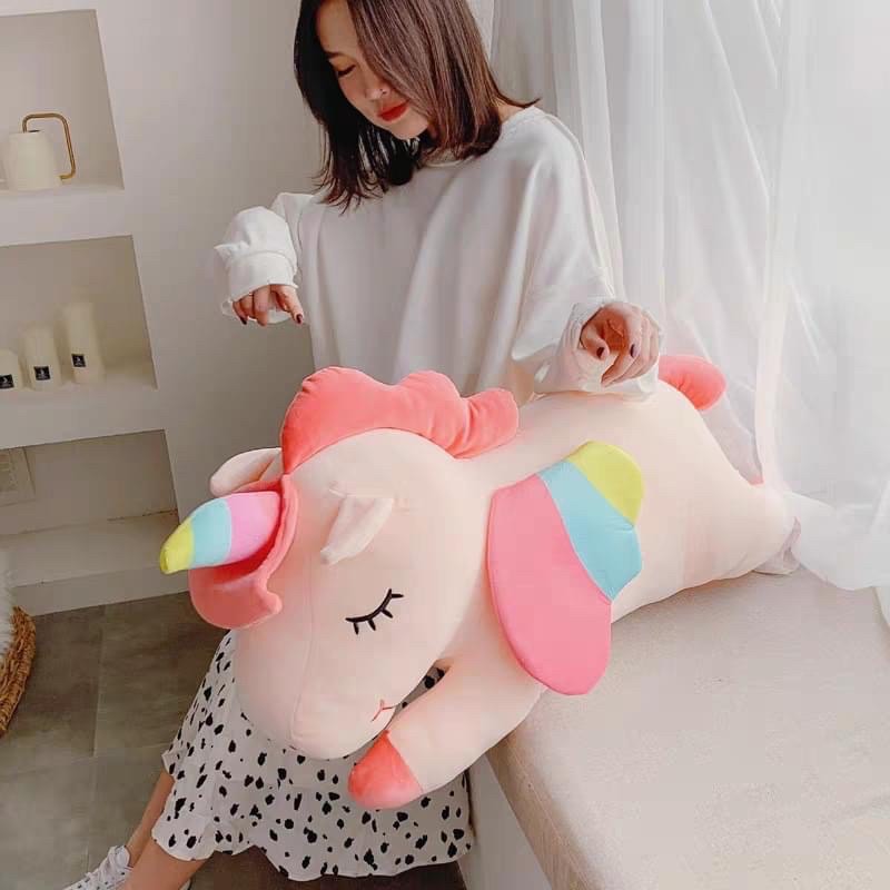 GỐI ÔM GẤU BÔNG CHO BÉ HÌNH NGỰA PONY (SIZE 60CM)