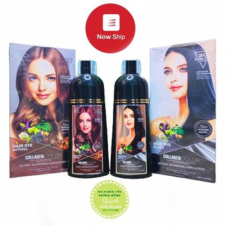 DẦU GỘI NHUỘM TÓC ĐEN/NÂU ĐL [MỸ] 500ML - GỘI LÀ ĐEN - PHỦ BẠC DÀNH CHO LỨA TUỔI TRUNG NIÊN