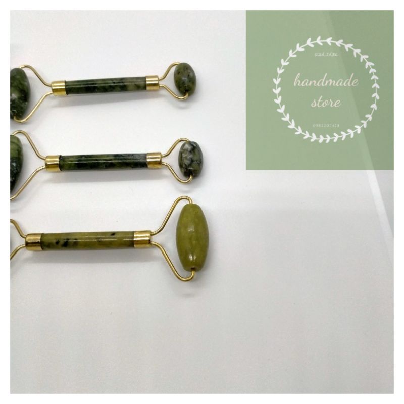 Thanh lăn mặt bằng đá cẩm thạch tự nhiên - massage mặt