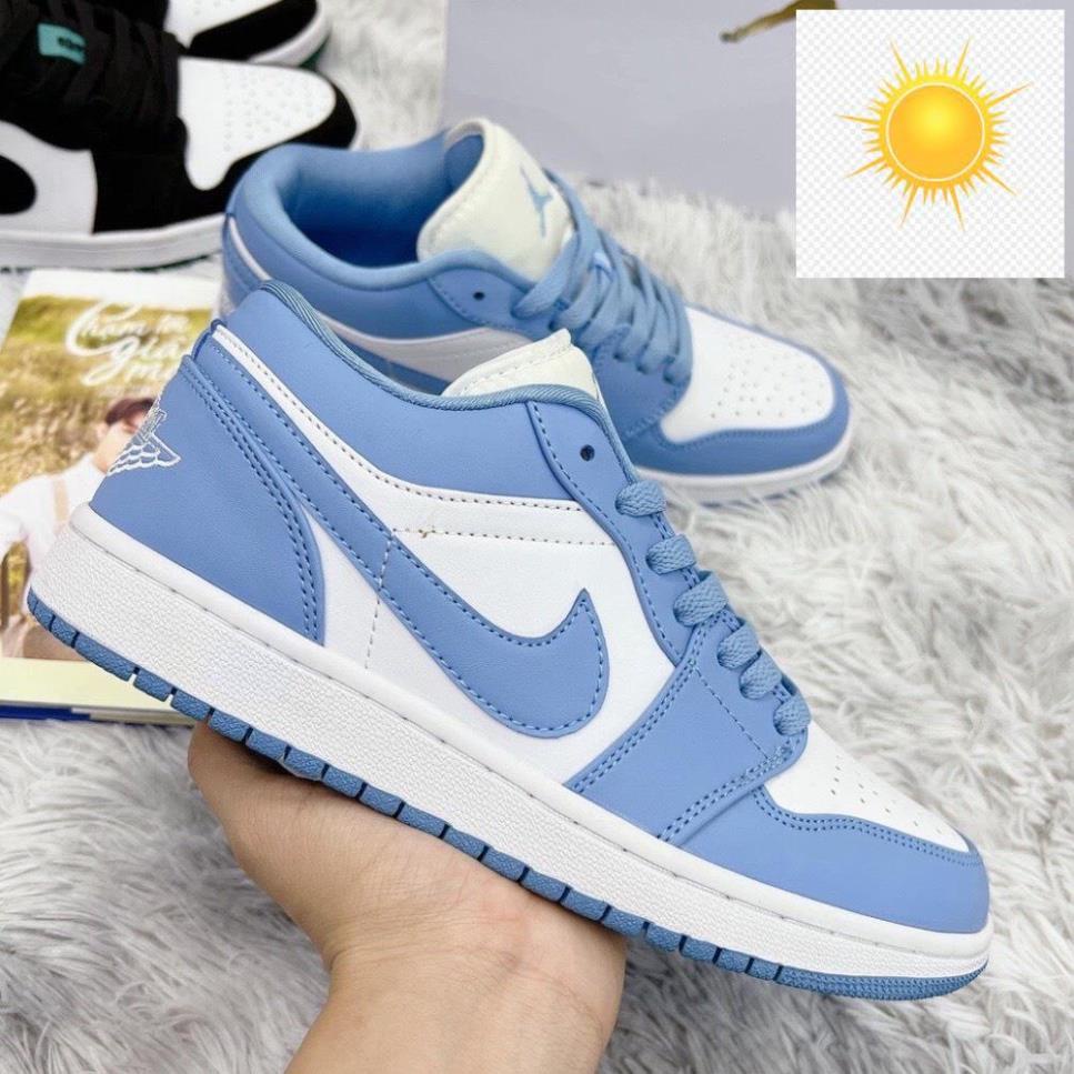 🤾👷 Giày Nike Jodan Xanh Lam , JD1 Xanh Cổ Thấp Siêu Phẩm Sneaker thể thao nam nữ Full BoxBill 🤾👷