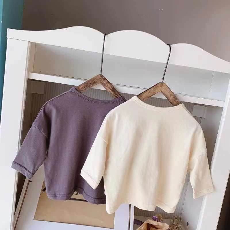 Áo thun dài tay thời trang năng động cho bé
