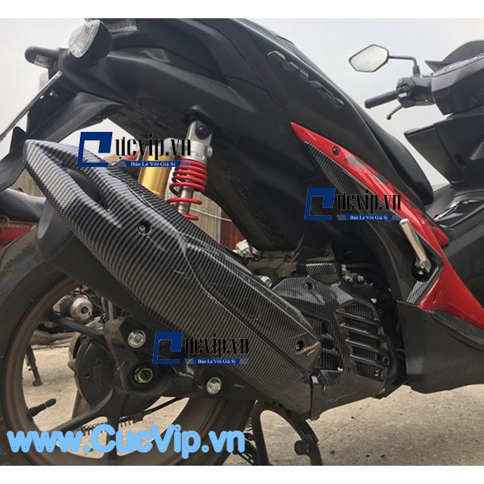 Ốp Pô Carbon Cho Xe Yamaha NVX Cao Cấp (1608)