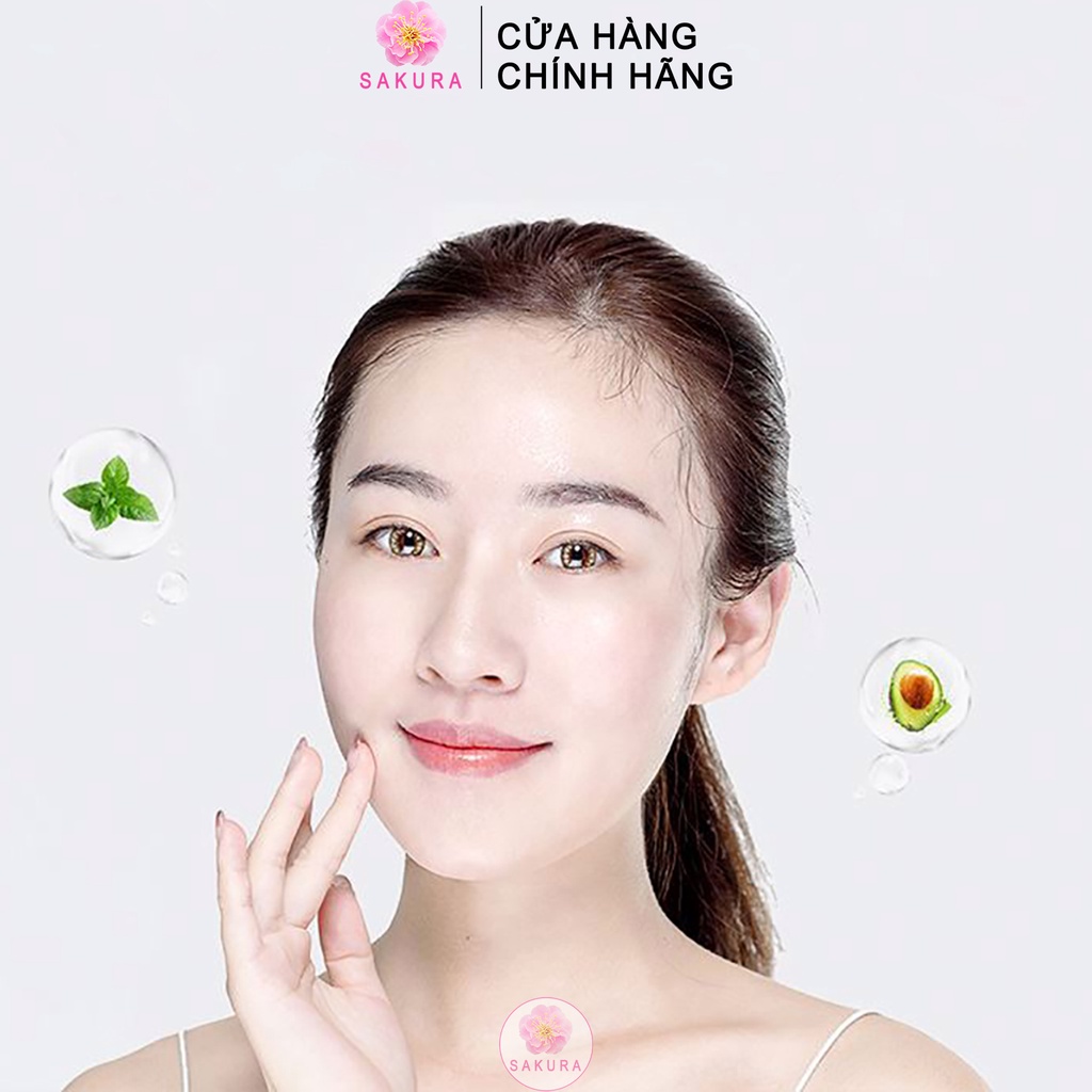 Mặt nạ giấy dưỡng ẩm trắng da quả bơ BIOAQUA Niacinome Hydrating Shea Mask giữ ẩm cấp nước chống lão hoá SAKURA 25ml