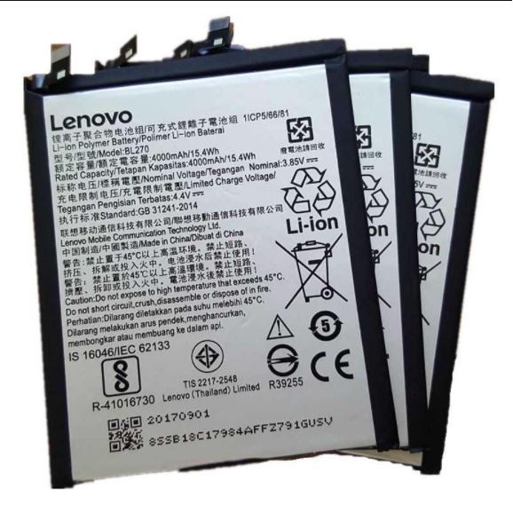 Pin Lenovo Vibe K6 Note/ BL270 bảo hành 1 đổi 1