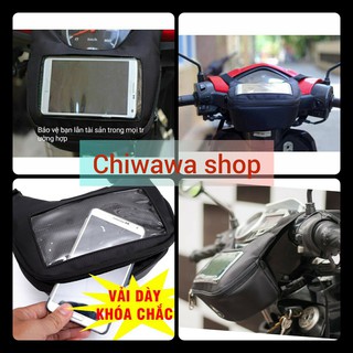 [MỚI] Túi treo xe máy trước ghi đông chứa điện thoại Google Maps Grab tăng 3 lần hiệu suất công việc giá sỉ