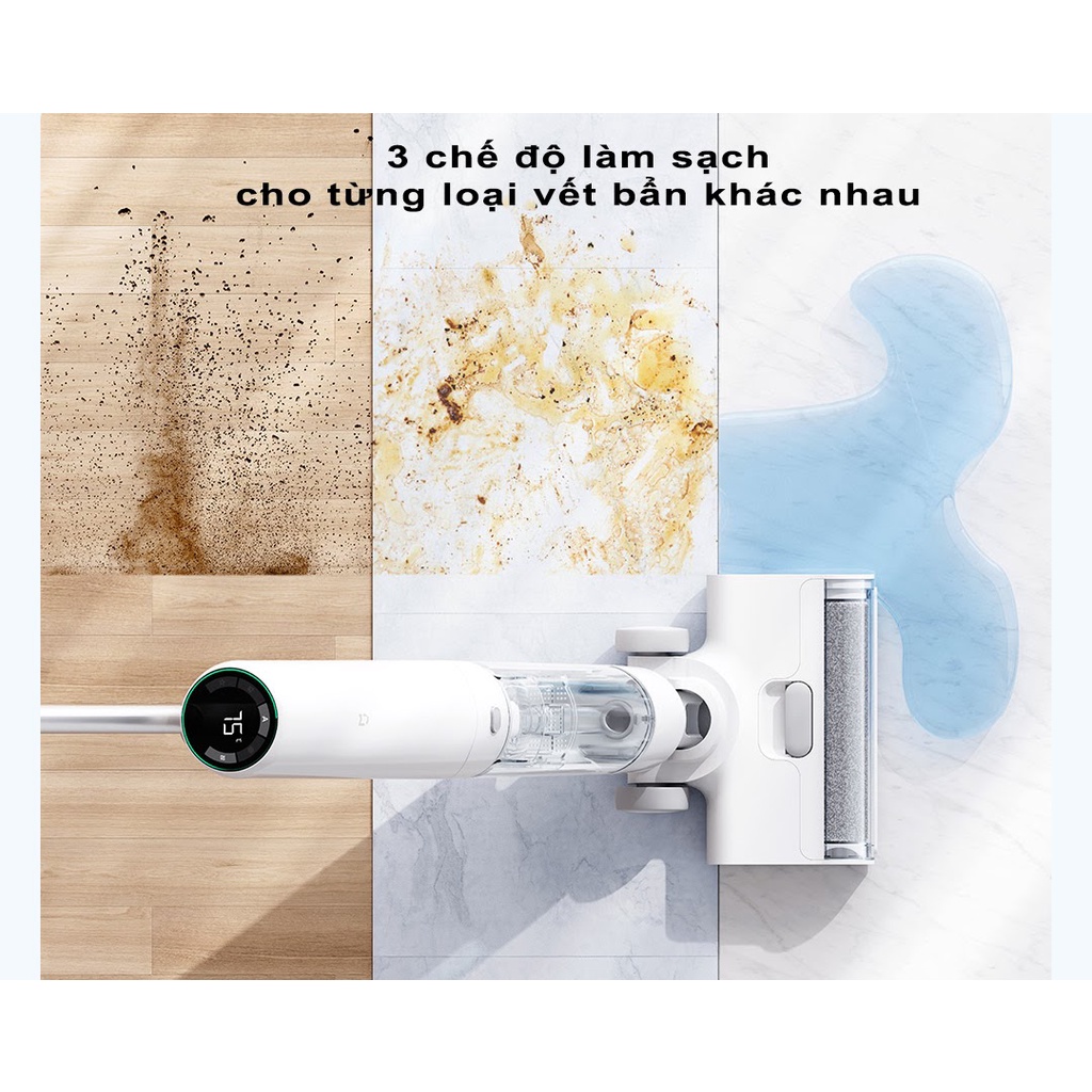 Máy hút bụi, lau nhà tự giặt khăn không dây Mijia MJGWXDJ