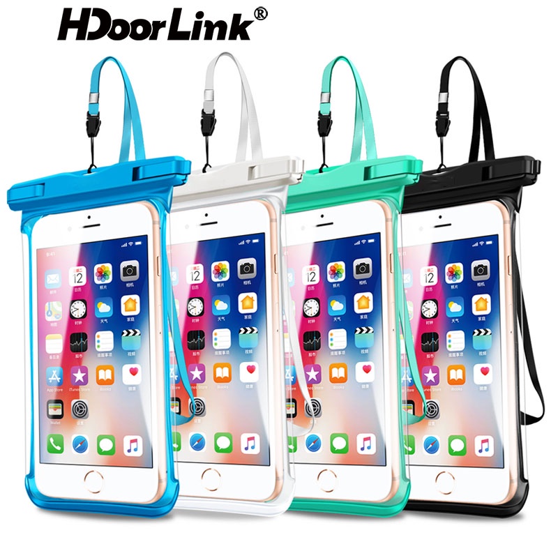 Túi Đựng Điện Thoại Hdoorlink Mềm Trong Suốt Chống Thấm Nước Dành Cho Max 6.7 Inch