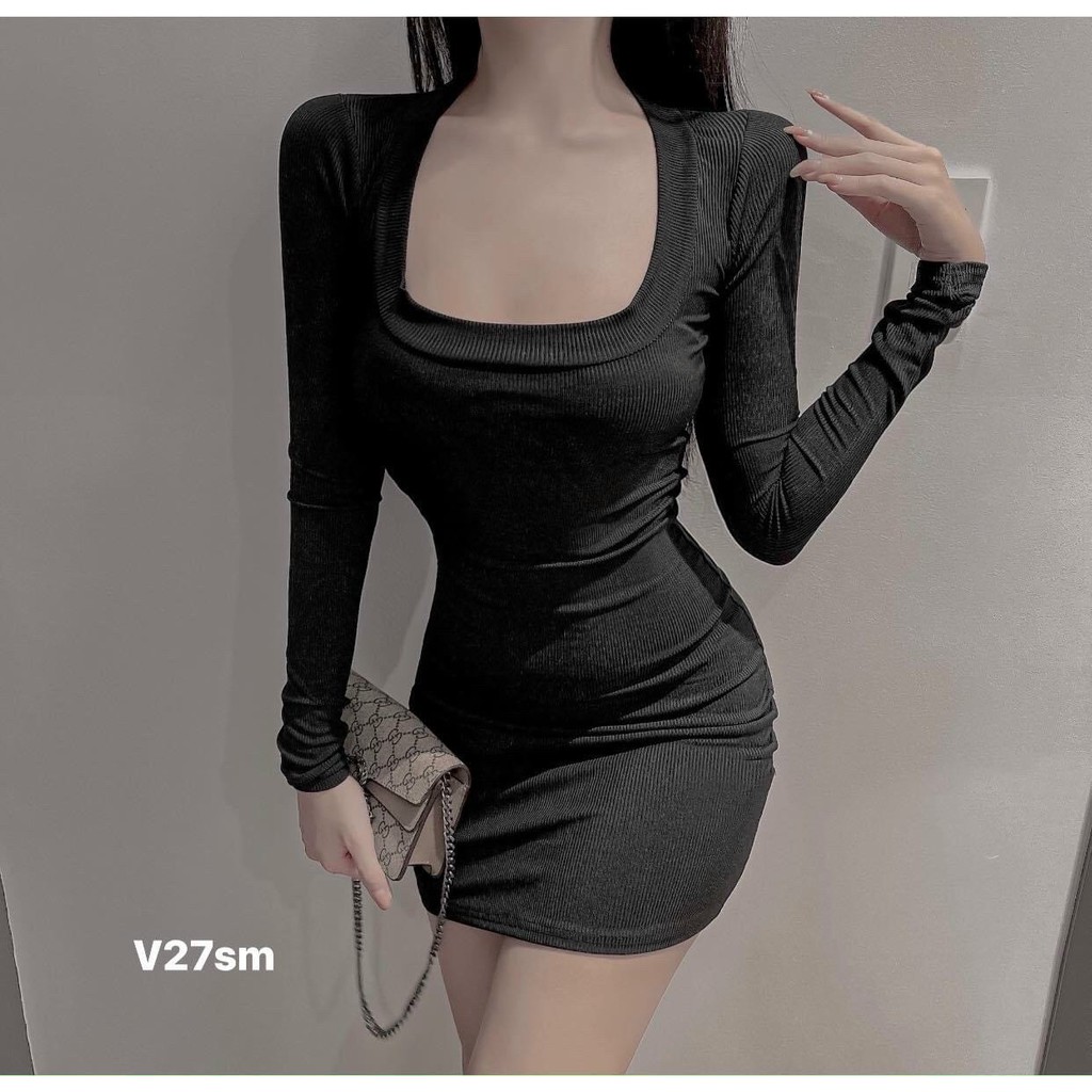 Đầm Váy Body Sang Chảnh Đầm Dự Tiệc Chất Thun Mã KH012 | BigBuy360 - bigbuy360.vn