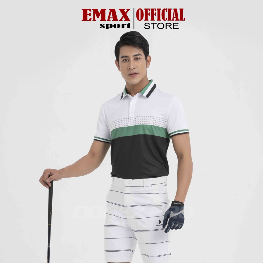 Áo Golf Thể Thao Cao Cấp Nam Donexpro, Vải Thun Lạnh, Thấm Hút Mồ Hôi Tốt MC - 9048