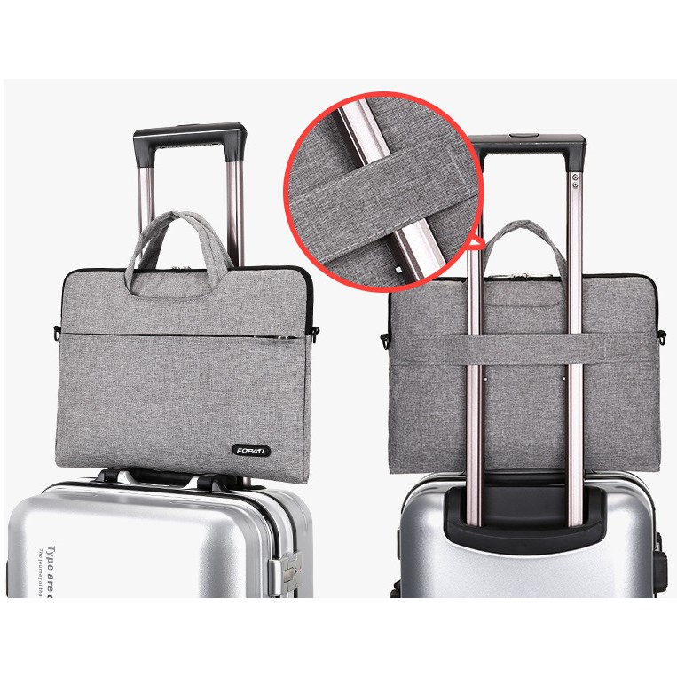 Túi chống sốc Macbook Laptop FOPATI 2020 (Chính hãng) - có quai đeo chéo