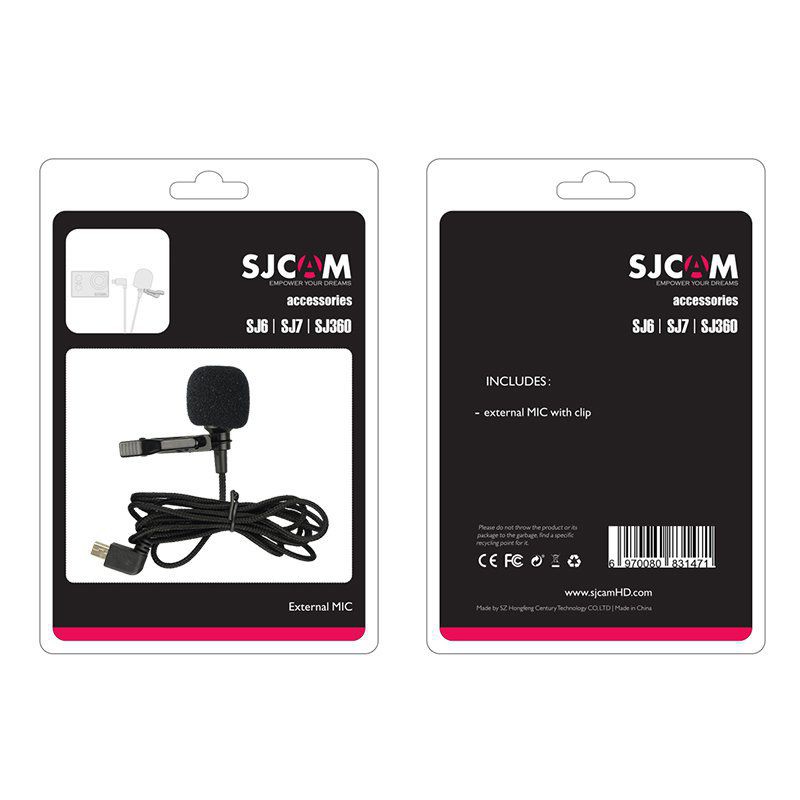 MICROPHONE CHÍNH HÃNG  CHO SJCAM SJ6 LEGEND, SJ7 STAR