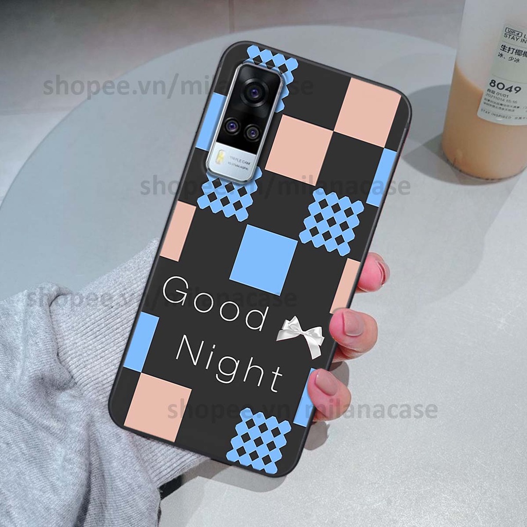 Ốp Vivo Y51 2020 caro họa tiết nhiều màu sắc siêu đẹp thời trang cá tính