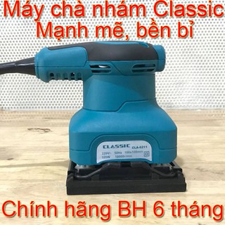 Máy chà nhám vuông mini cầm tay Classic 6211 - Máy chà giấy nhám, đánh bóng gỗ