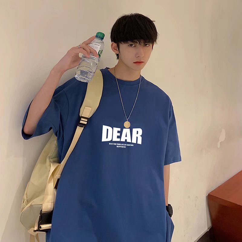 Áo Thun Tay Ngắn In Chữ M-8XL Thời Trang Cho Nam